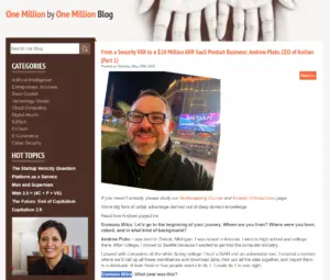 Sramana Mitra interviews Andrew Plato