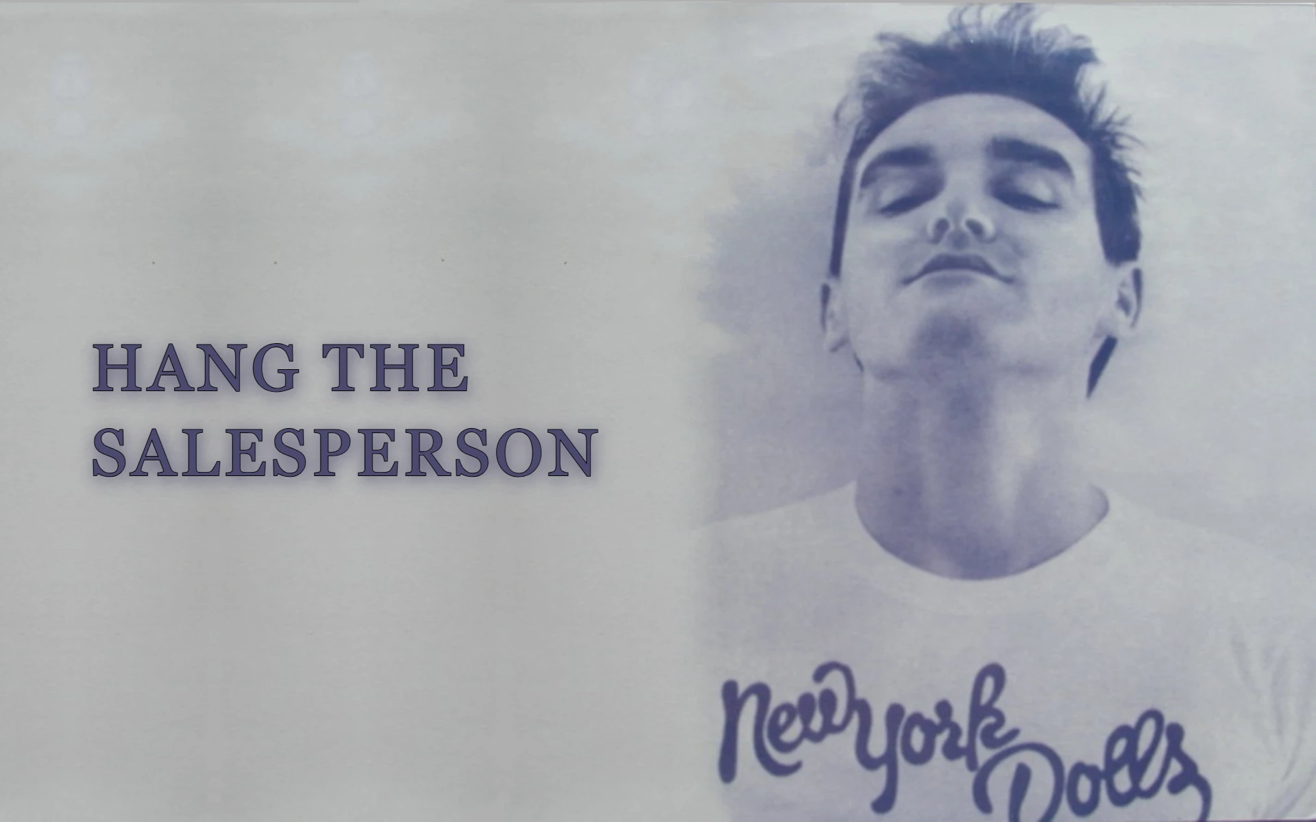 Hang the salesperson