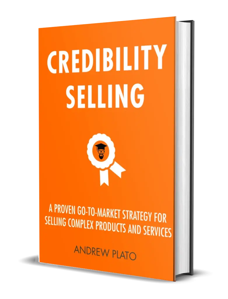 Credibility Selling by Andrew Plato, in bookstores soon
